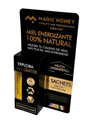 MAGIC HONEY - 6 SOBRES DE MIEL ENERGETIZANTE