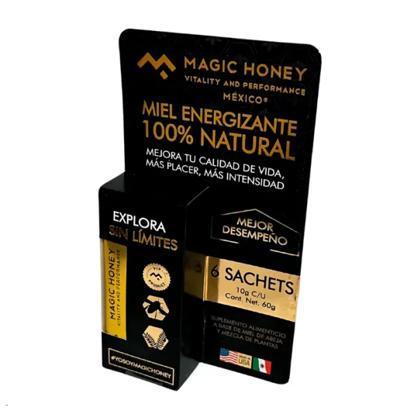MAGIC HONEY - 6 SOBRES DE MIEL ENERGETIZANTE