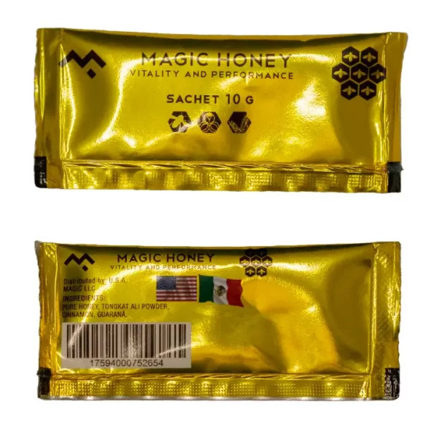 MAGIC HONEY - 6 SOBRES DE MIEL ENERGETIZANTE - Imagen 2